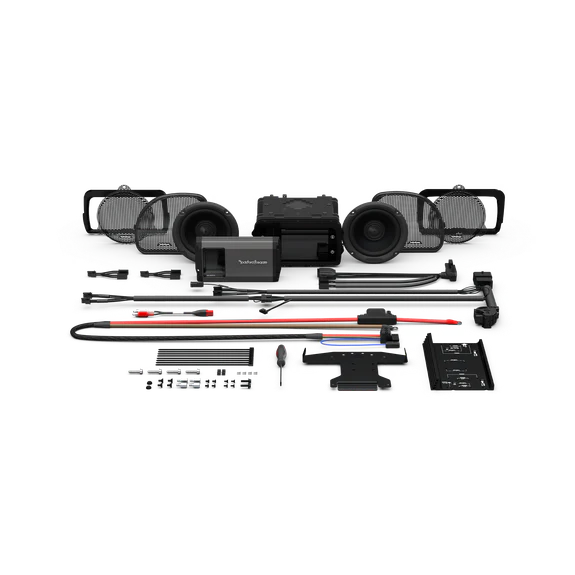 ROCKFORD FOSGATE 2014+ HARLEY-DAVIDSON STREET GLIDE/ROAD GLIDE (GEN 3) STAGE-2 COMPLETE KIT