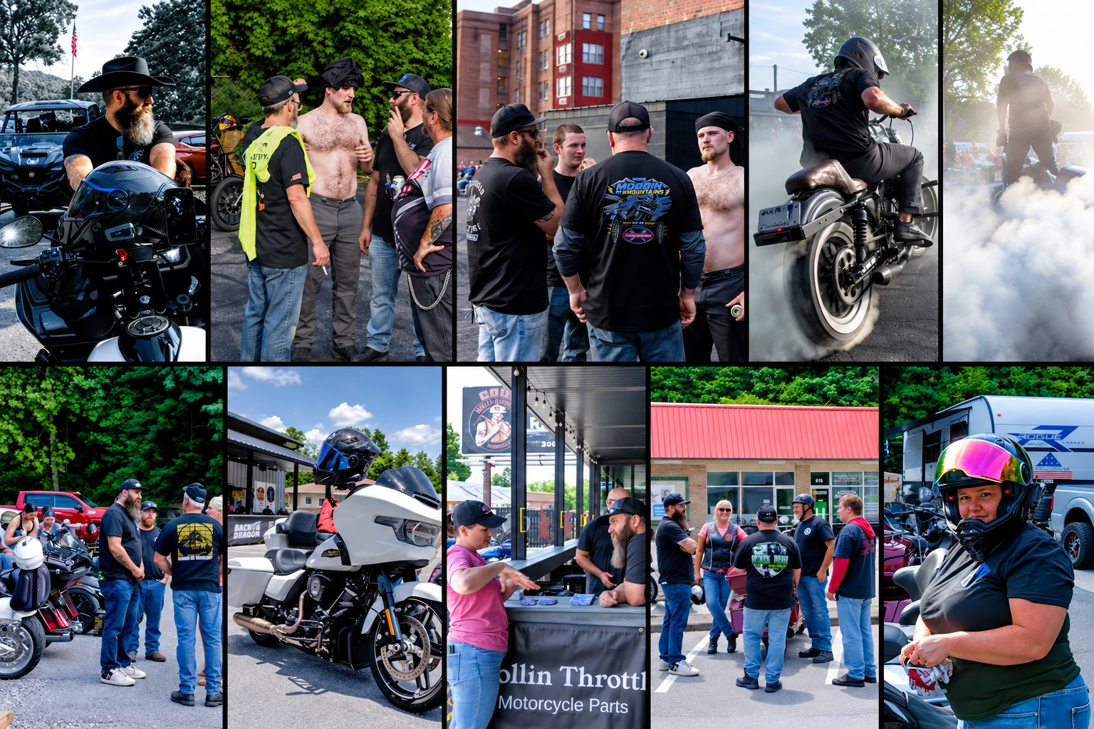 Mobbin 2026: riders together, motorcycles and riding moments