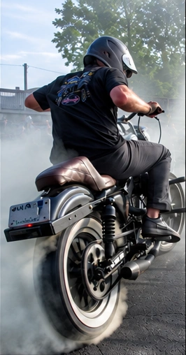 Stunt riding at Mobbin 2026