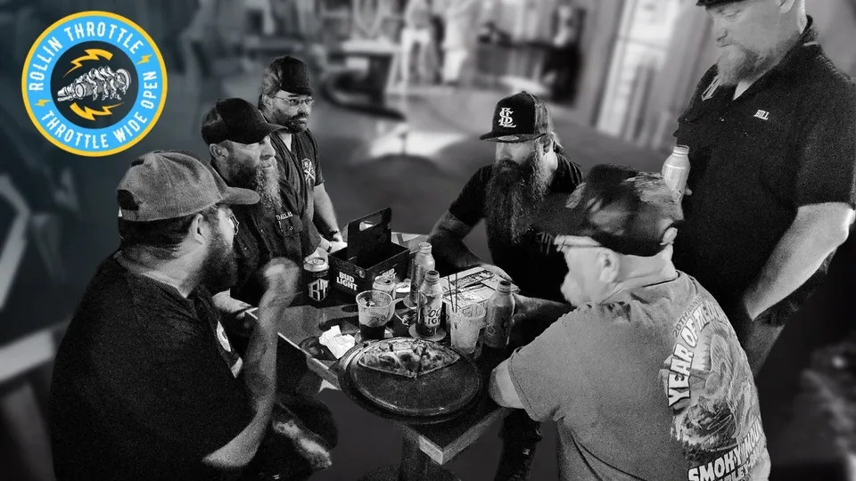 People gathered together in the original Mobbin article photograph