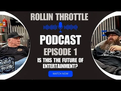 Official cover of the opening Rollin Throttle Podcast episode
